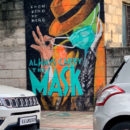 Arte callejero en las calles de Bangalore (India)