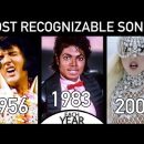 Las canciones más populares de cada año durante los últimos 100 años