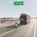 Simulación de impacto frontal de un bus de dos pisos a distintas velocidades