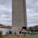Demolición de silo